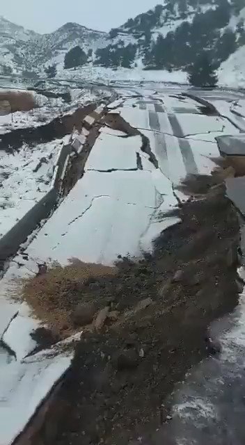 The road between Gaziantep and Adana appears to have completely collapsed TurkeyQuake