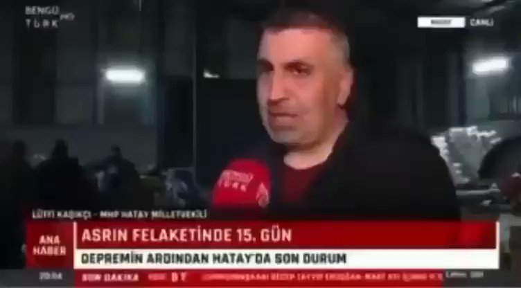 Another footage from the moment a quake hit Hatay