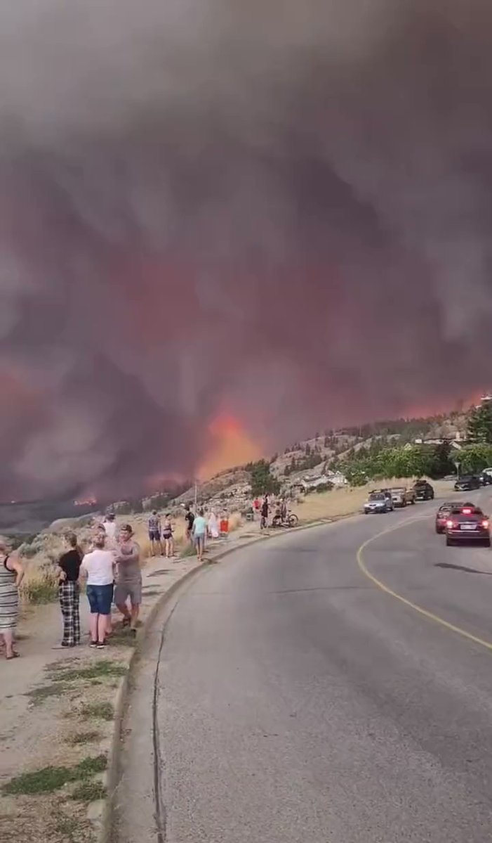 Evacuation orders continue to spread throughout Kelowna. Officials have warned the fires  active and very unpredictable.