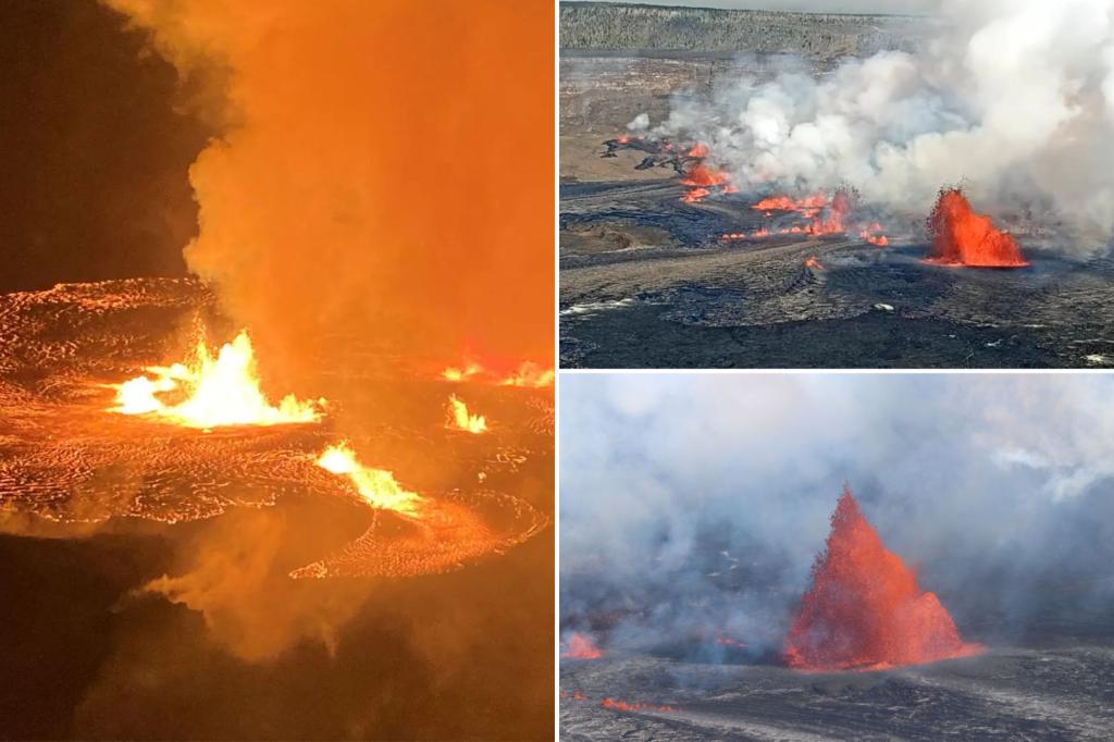 Hawaii volcano Kilauea erupts with glowing lava after nearly 2 months of quiet