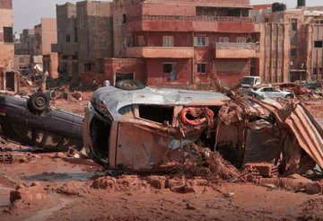In pictures: At least 2,800 killed and 7 thousand missing after deadly Storm Daniel rips through Libya Flood