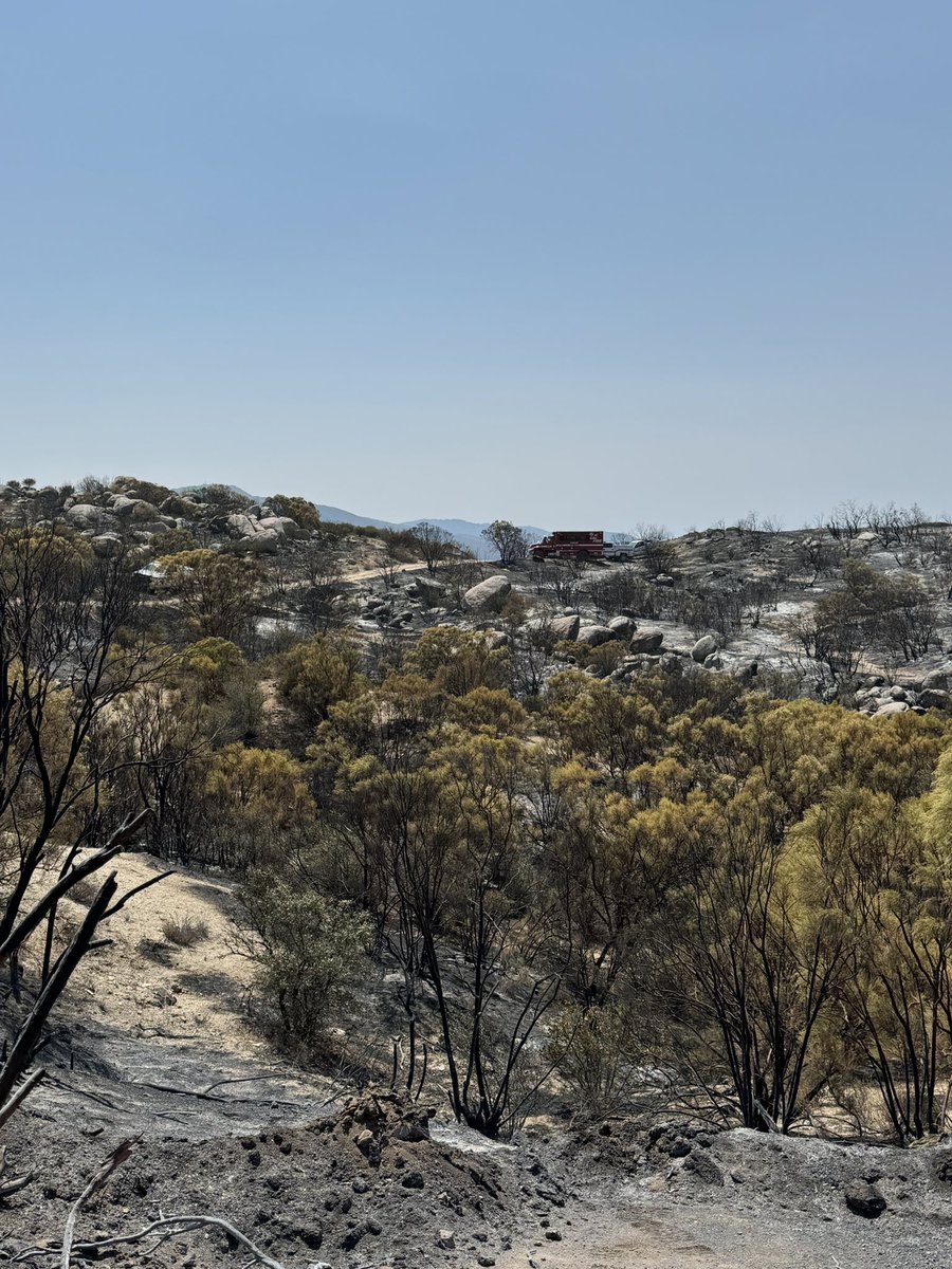 GroveFire Firefighters continue to make good progress. The fire remains 863 acres and is now 60% contained