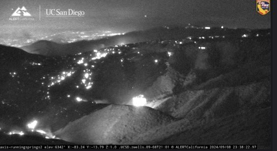 The Line Fire- San Bernardino county - San Bernardino National Forest 20,533 acres actively burning.