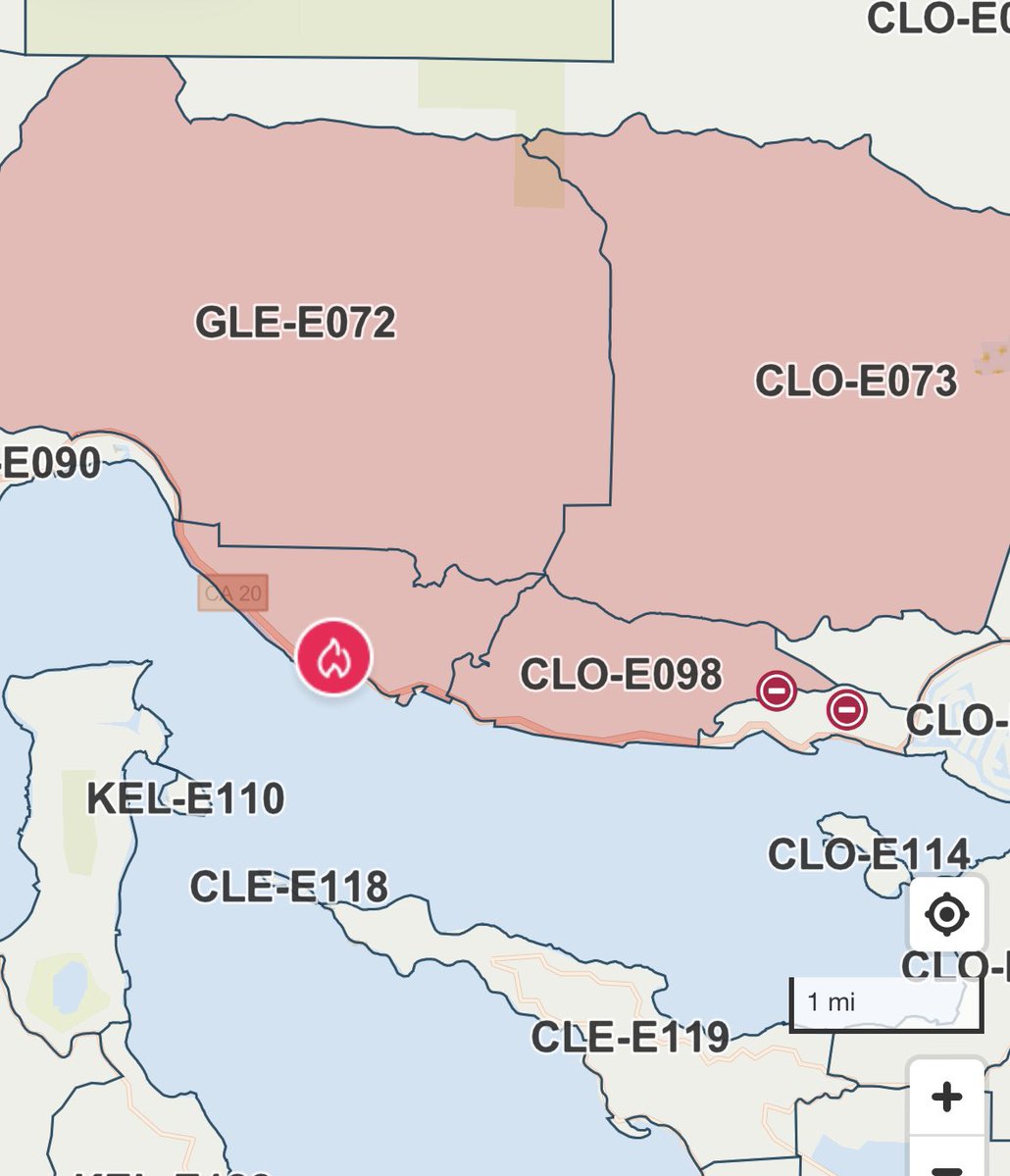 GlenhavenFire: Zones GLE-E072 & CLO-E073 have been upgraded to evacuation orders