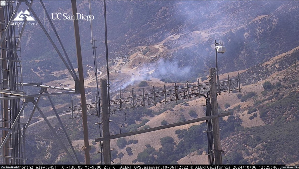 Porter Ranch. Brush fire. Ridgeline and Bluebird