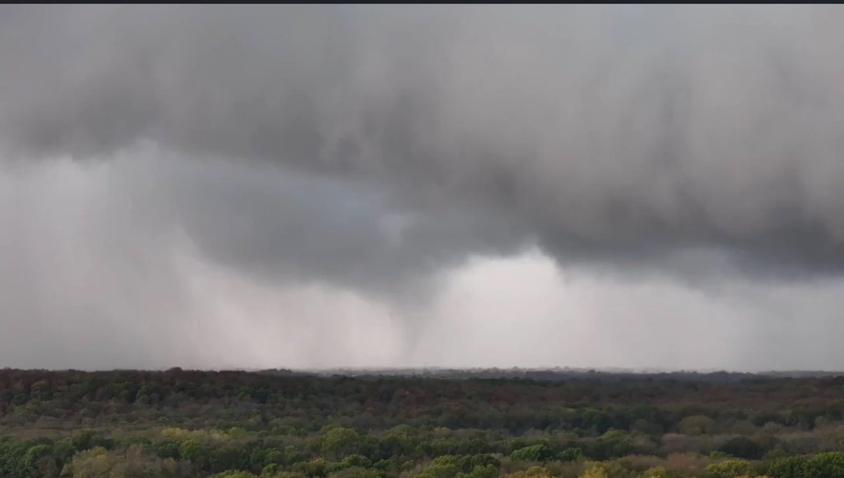 tornado captured  SW of Weber Falls, Oklahoma