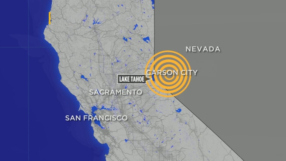 5.8 magnitude earthquake strikes near Carson City, felt in parts of Bay Area