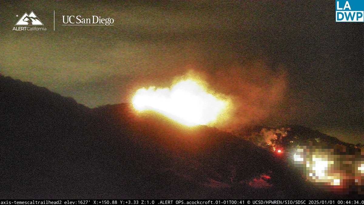 New Brush Fire Via la Costa & Via Las Palmas, Pacific Palisades, Los Angeles County.3-4 acres, Moving uphill, 6 homes possibly threatened