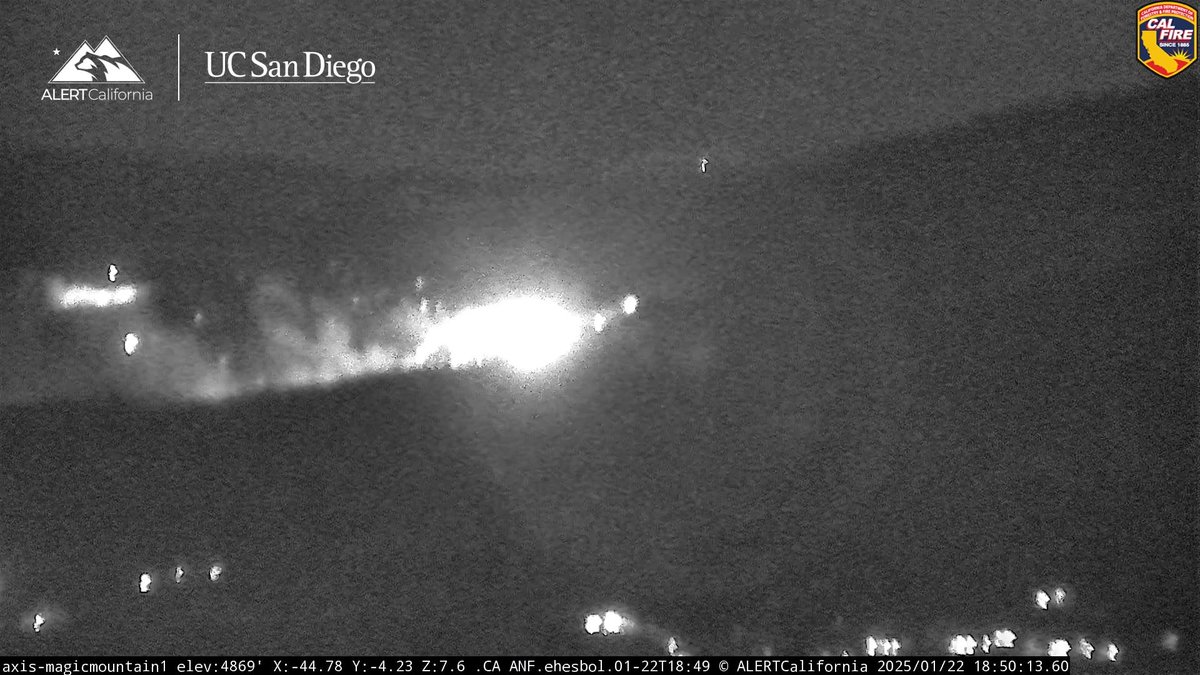 New Brush Fire Reported at Vasquez Canyon Road/Bouquet Canyon Road, Northeast of Santa Clarita