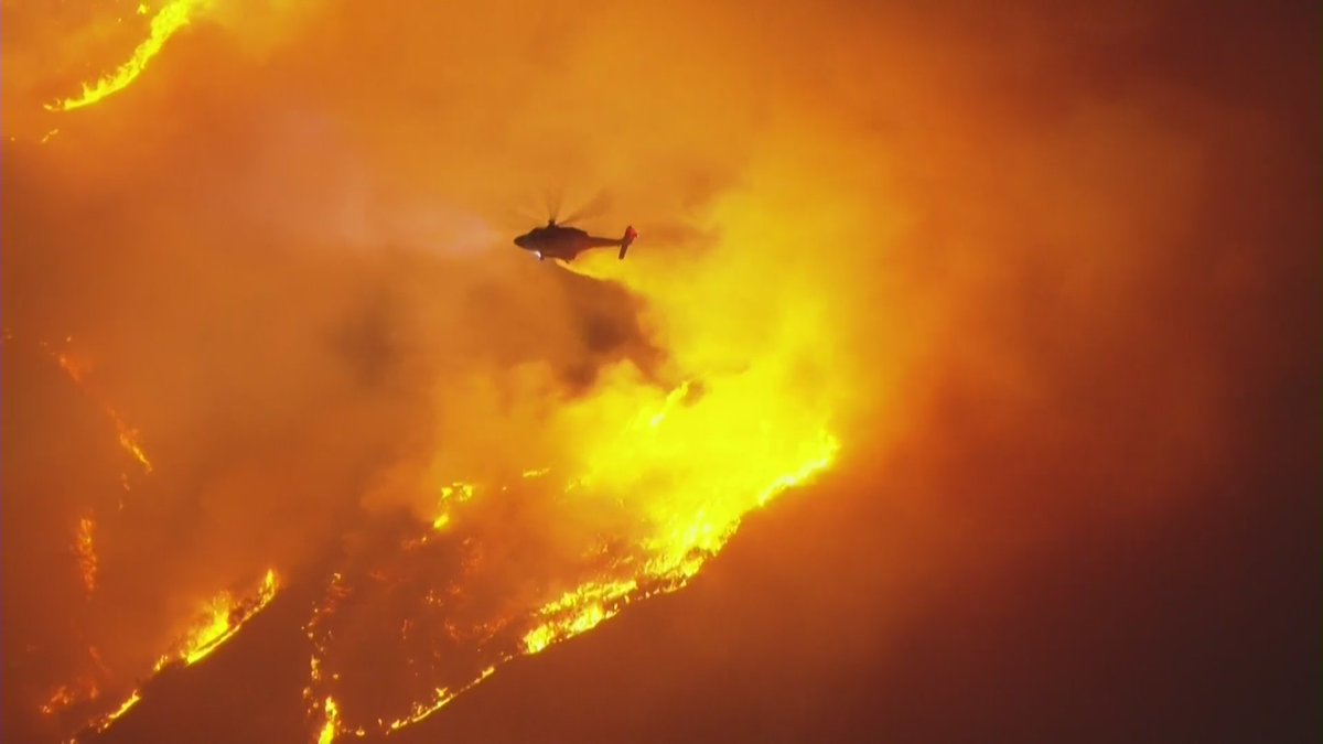 Around 250 firefighters are battling the SepulvedaFire.  The combined aerial and ground attack has made good progress against the fire, L.A. Fire Department officials said. The fire, burning at 20 acres, has prompted evacuation warnings