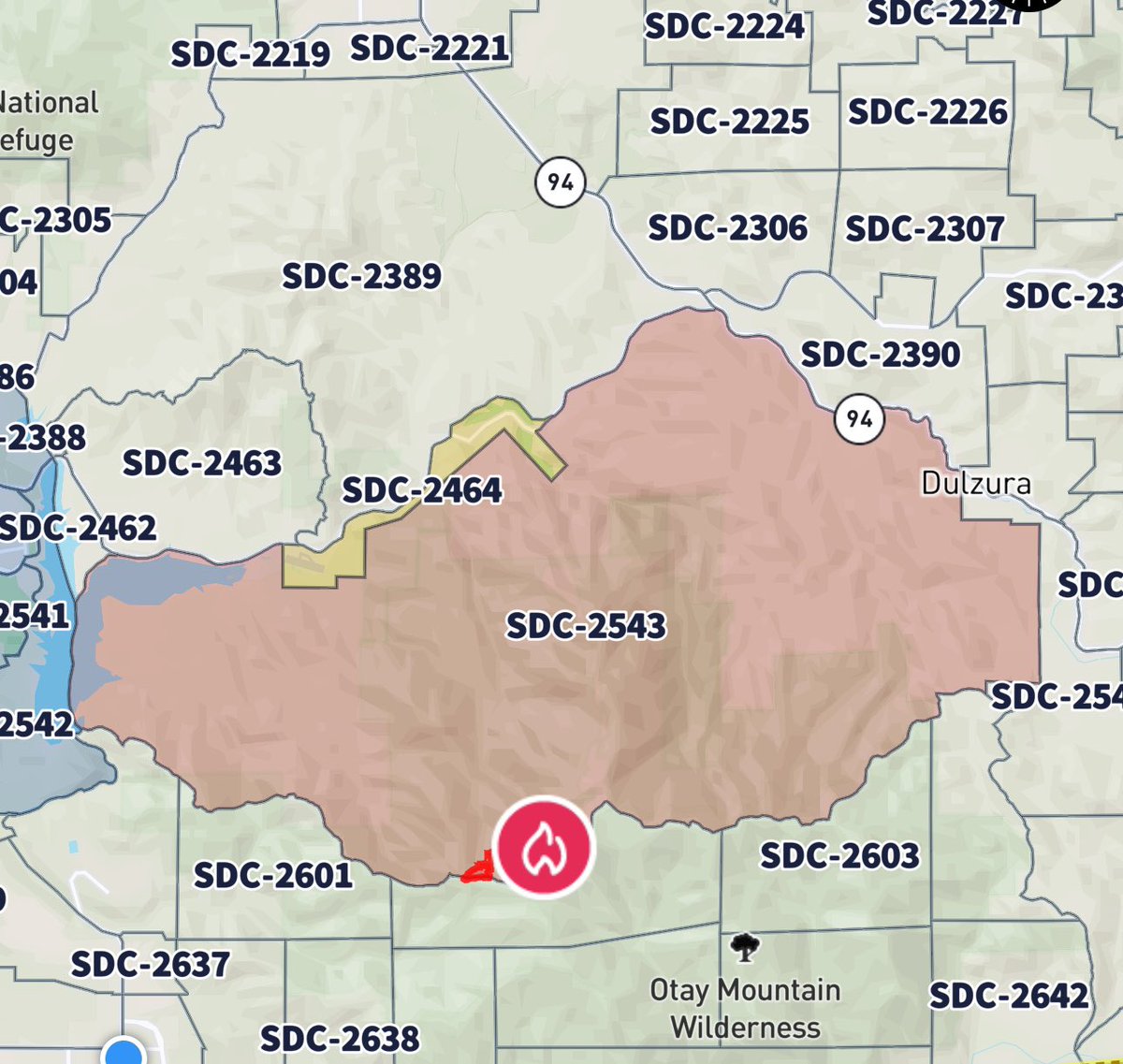 Border2Fire. tTe fire is now 800 acres with long range spotting and extreme fire behavior