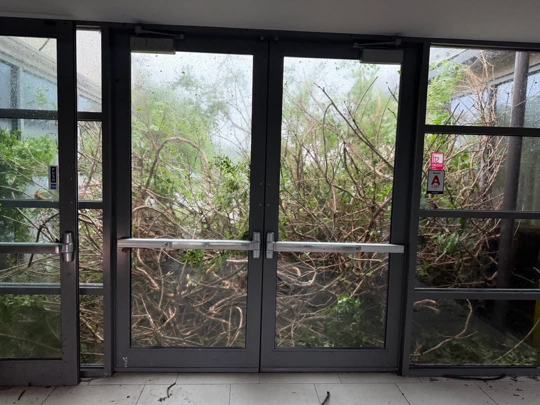 Tornado damage at Forest Park Golf Course in St. Louis.