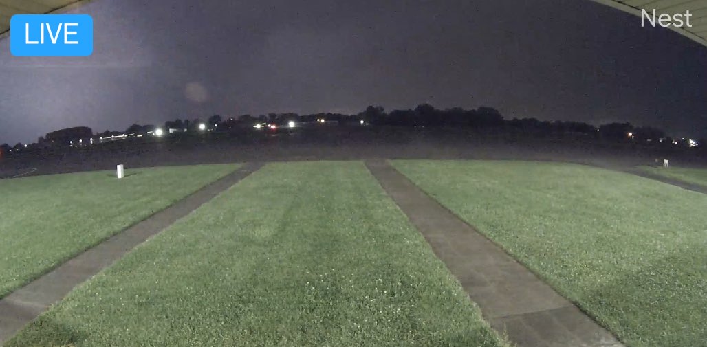 Possibly a tornado captured on camera at London-Corbin Airport