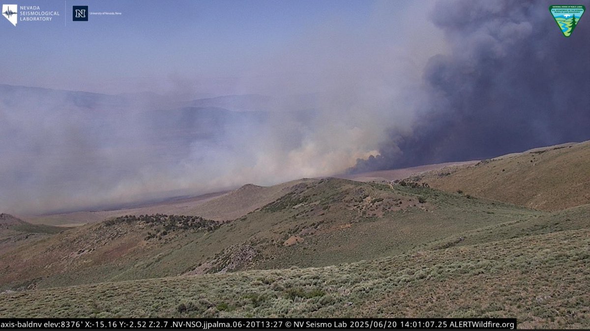 Looks like the ConnerFire in Douglas County, Nevada is gone, 2,000-2,500 acres, moving at a Rapid Rate of Spread. Looks like Aircraft is getting released due to Winds, had some help from Two LATS and Two Cal Fire S2 Air Tankers this morning