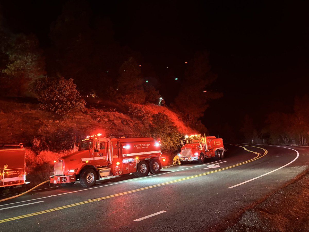 Firefighters are at scene of a vegetation fire near Lime Saddle Marina. Fire is  2 acres. Forward progress stopped and hose line around the fire. Resources will remain at seeing the next 2 to 3 hours gaining full control. Fire is under investigation and no injuries