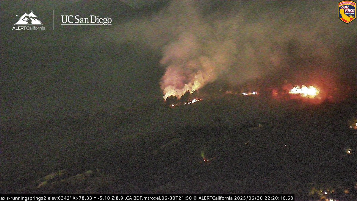 Forward Progress has been stopped on the SpringsFire, heavy smoke will continue to linger. SpringsFire Current View of the Fire.The Fire is 2 acre, Slow Rate of Spread, think I heard Potential for less than 5 acres or 10-15 acres, Ground crews are getting a hose lay around the Fire