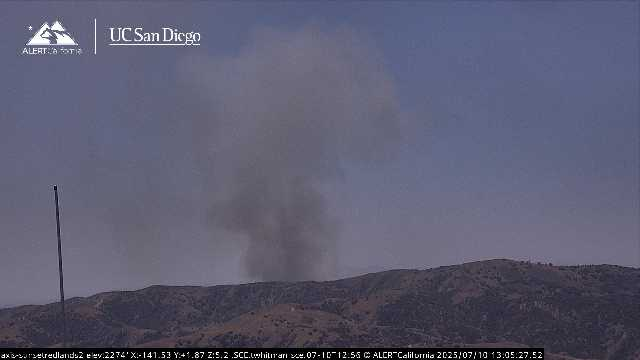 RecheFire RecheCanyon 5-10 MROS burning to the NE, potential for 100  acres