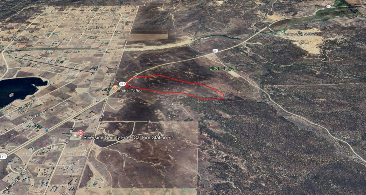 DaleFire is moving from lighter fuels into the heavier manzanita. Air attack ordering two more copters for the BradfordFire. The fires are in this general location