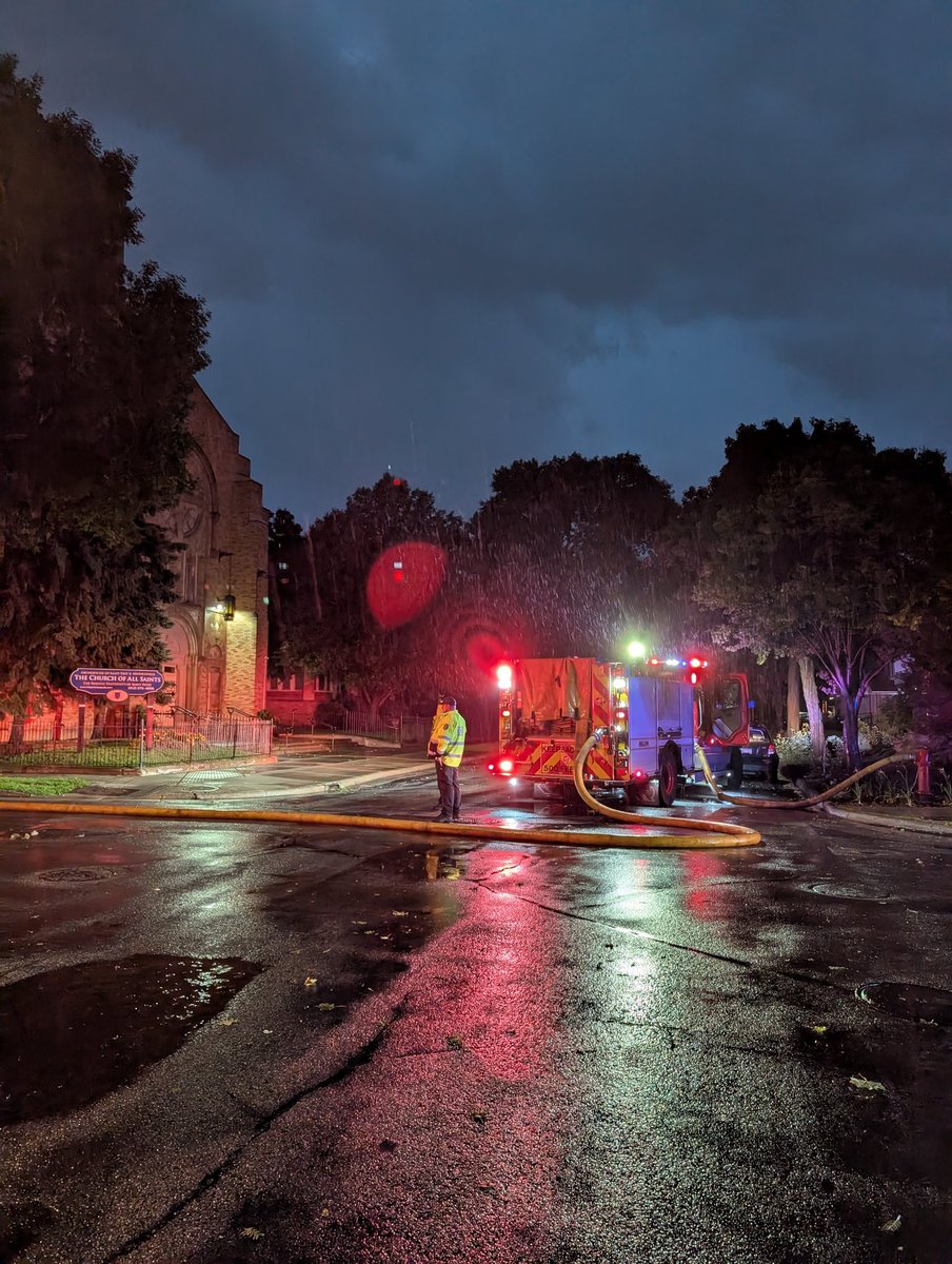 MFD reported multiple fire responses due to the storm. One was in NE Minneapolis at All Saints Church.434 5th Avenue NE