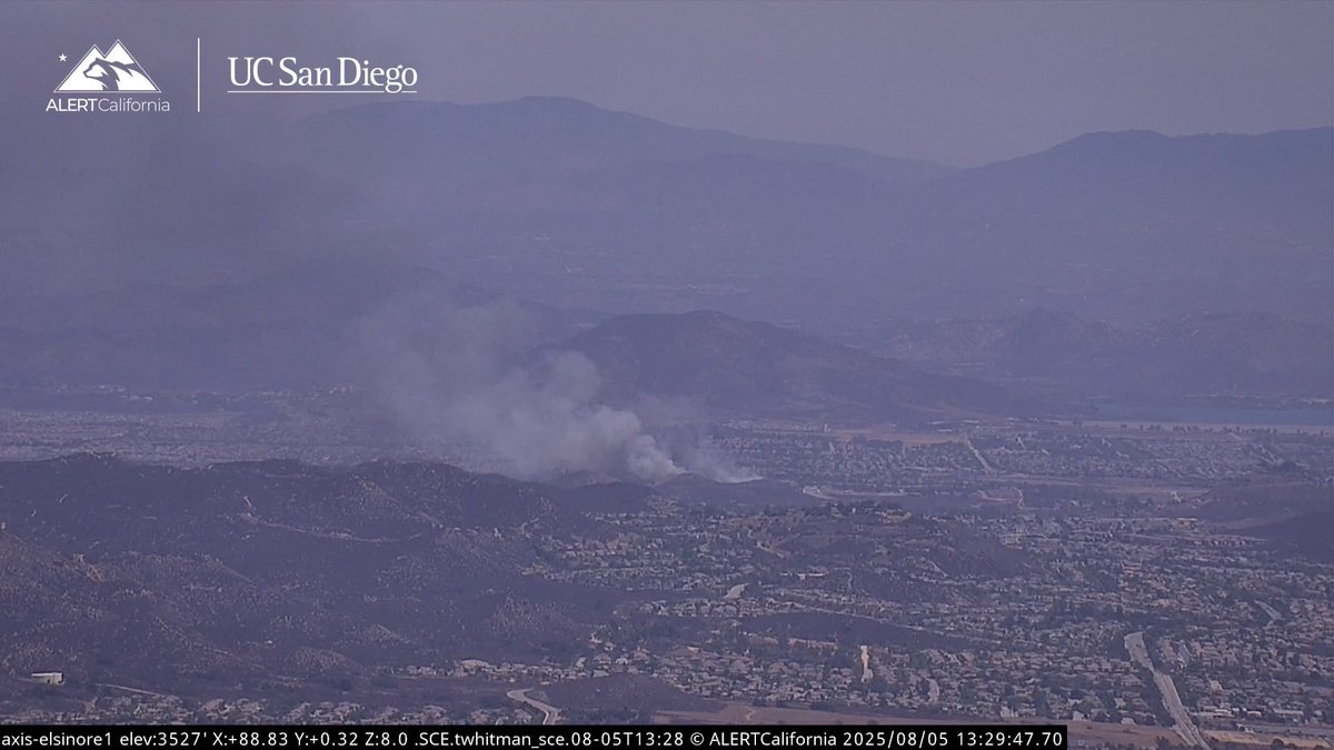 Hearing a Dispatch go out for a New Brush Fire at Clinton Keith Road, Winchester