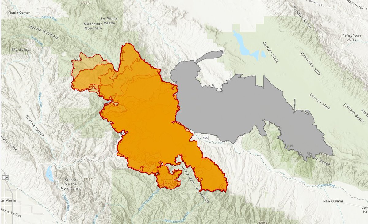 GiffordFire has been updated to 101,933 acres
