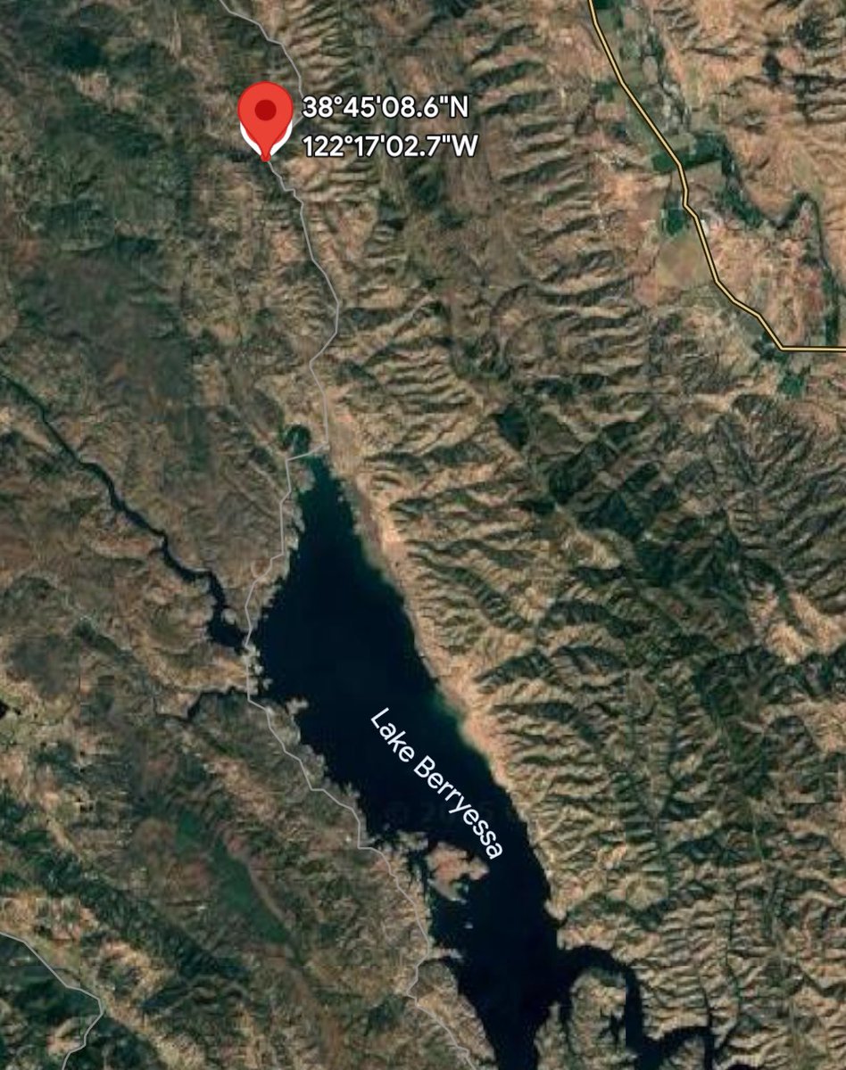 Berryessa Knoxville Road, north of Lake Berryessa (Napa County)Time of Dispatch: 10:50 a.m.   Aug. 8, 2025 Initial Report on Conditions: The fire is approximately 50 acres burning at a moderate rate of spread. Units at seen are