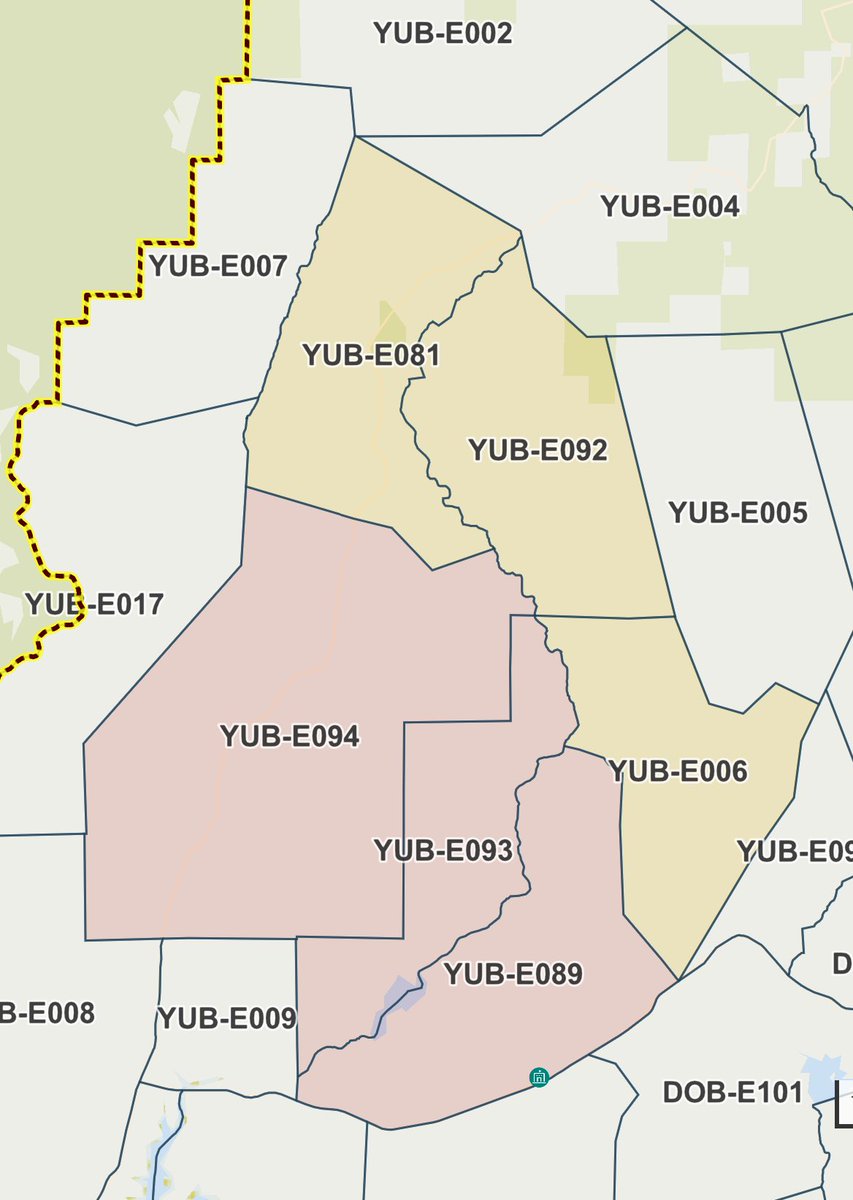 PonderosaFire The Fire was last Mapped at 84 acres, Evacuation Orders and Warnings remain in place .PonderosaFire Evacuation Orders for Zones YUB-E089, E093, E094 Affected Areas Oregon House, Frenchtown.