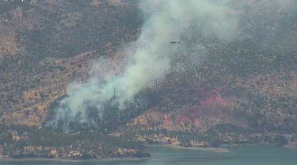 SmittleFire -  - The fire is approximately 10 acres and the forward progress has been stopped. Firefighters will continue working on containment and putting out hot spots