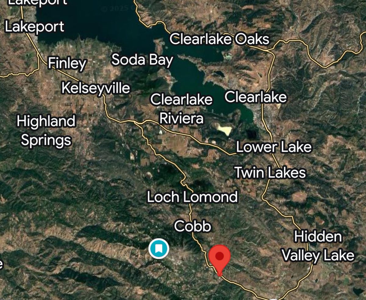 Firefighters are at scene of a 1/4 acre vegetation fire near Highway 175 / MCKINLEY Drive, Cobb. The fire has a slow rate of spread