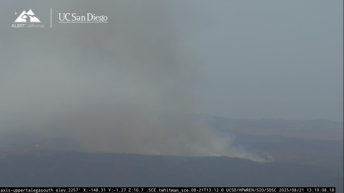 This is the CrowFire Talega Road, Camp Pendleton.Expect Drift Smoke from the Fire.SanDeigoCounty/CaliforniaCamp Pendleton, off Talega RoadThis will be the CrowFire, which is at least 3 acres per delayed radio traffic