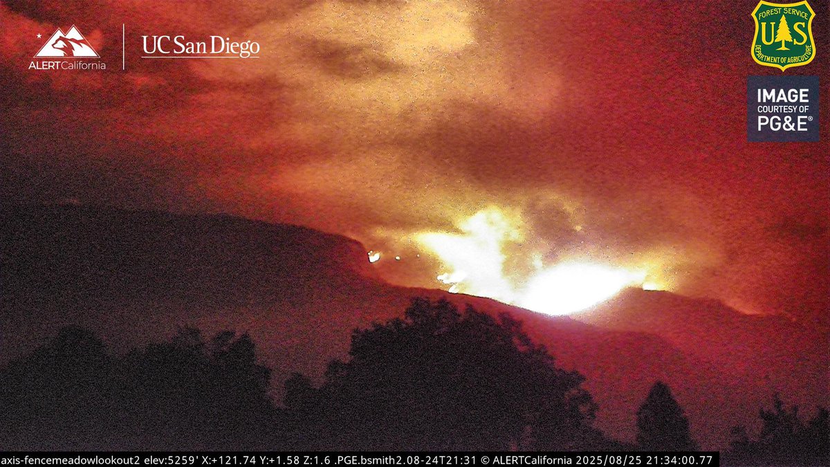 GarnetFire A Strike Team is at Balch Camp for Structure Protection, Crews are not engaging on the Fire at this time.The Fire got aligned with a Drainage and is pushing towards Patterson Bluffs