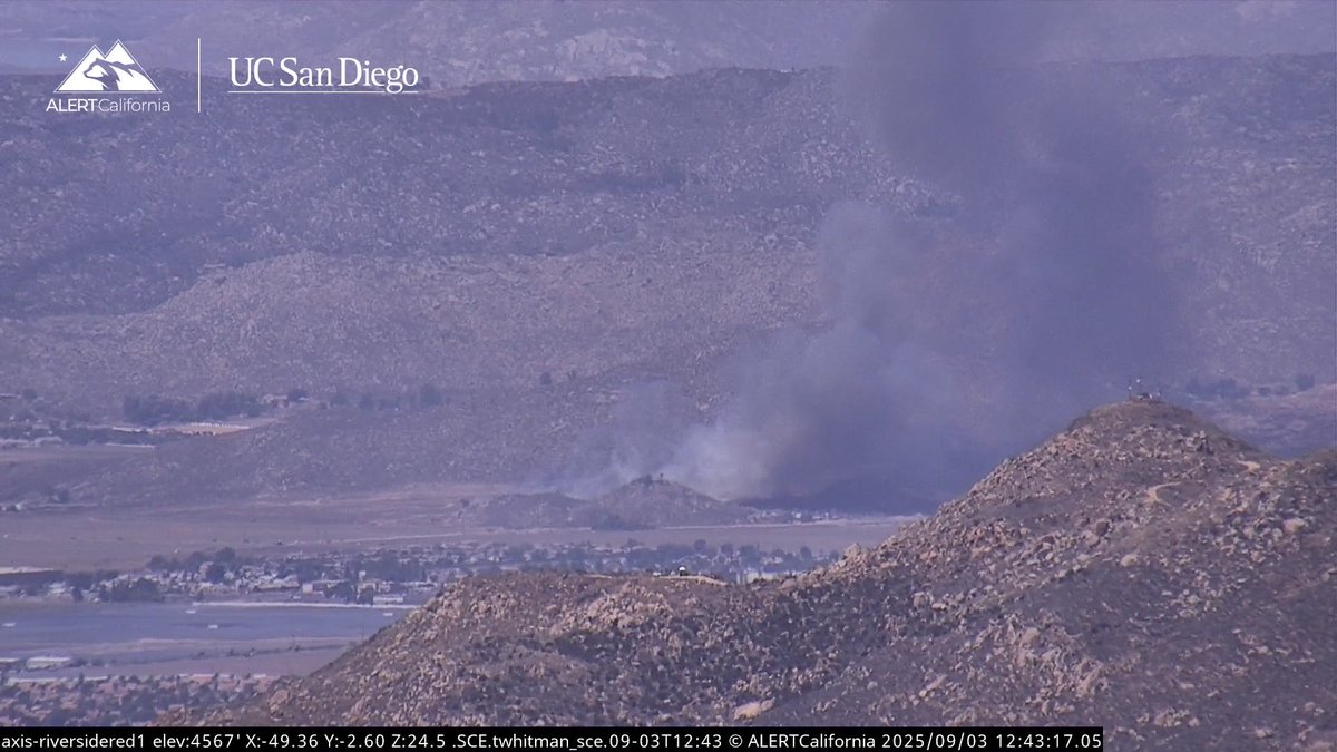 New Brush Fire Rose Road, Hemet, Riverside County