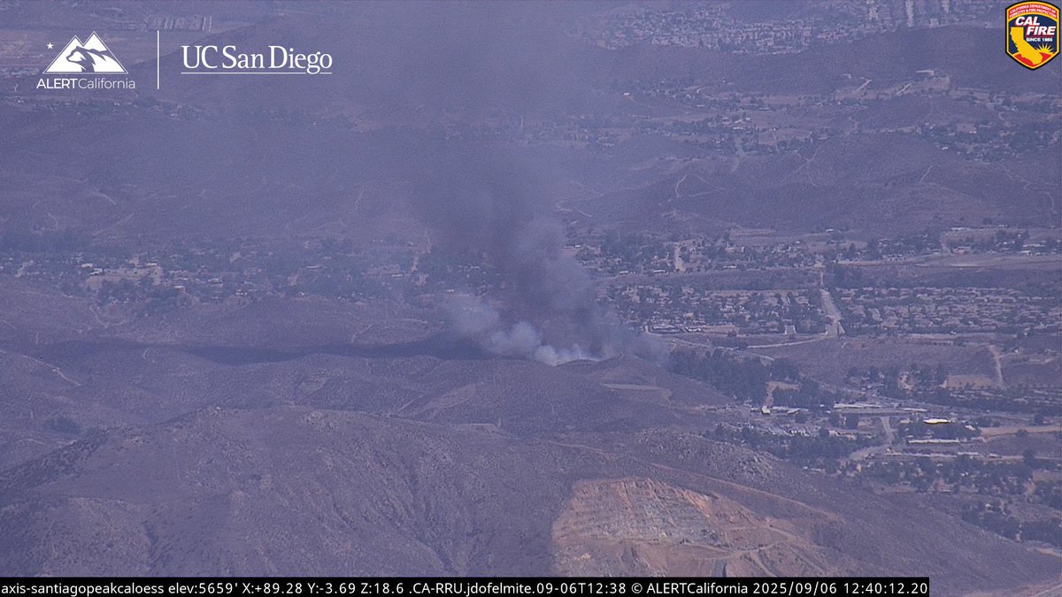 New Brush Fire Highway 74/Crumpton Road, Lake Elsinore, Riverside County.2 acres, Moderate Rate of Spread, Potential for 50 acres.Air Attack 310, Air Tankers 72, 73, Copter 616 will be enroute