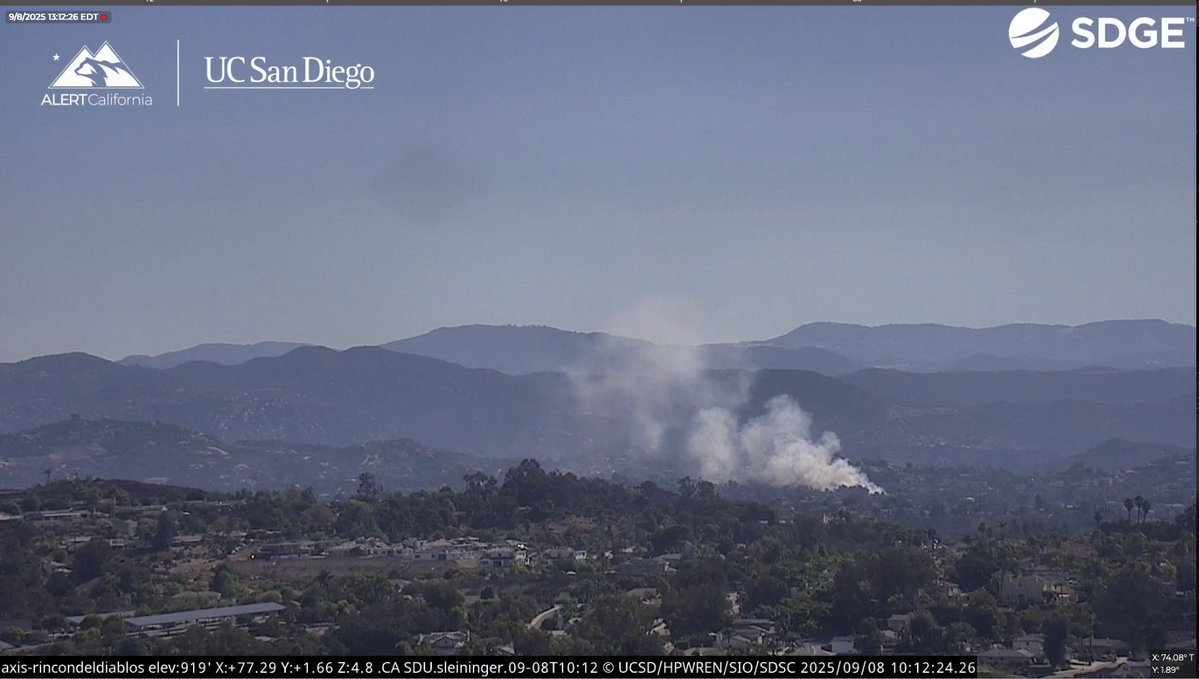 A first alarm brush is being dispatched to the area of San Pasqual Valley Road in San Diego, and smoke is showing