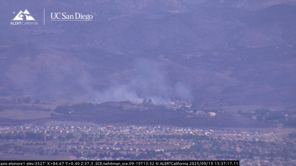 New Brush Fire Speziali Road/Grigg Road, French Valley, Riverside County
