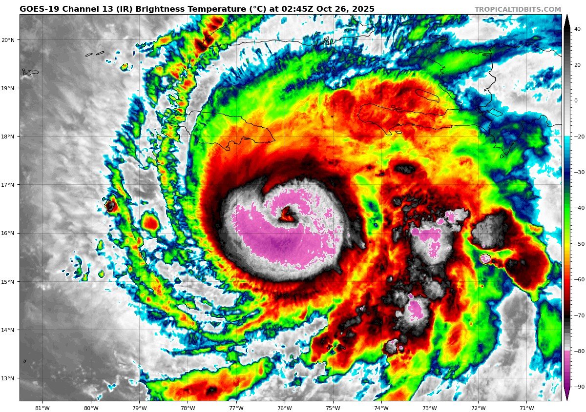 Melissa becomes a major category 3 hurricane, heading for Jamaica