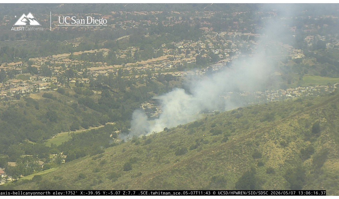 TrabucoCanyon / California OCFA resources are responding to a Vegetation fire in Trabuco Canyon in the Dove Canyon area. Heavy Smoke showing This is the DoveFire