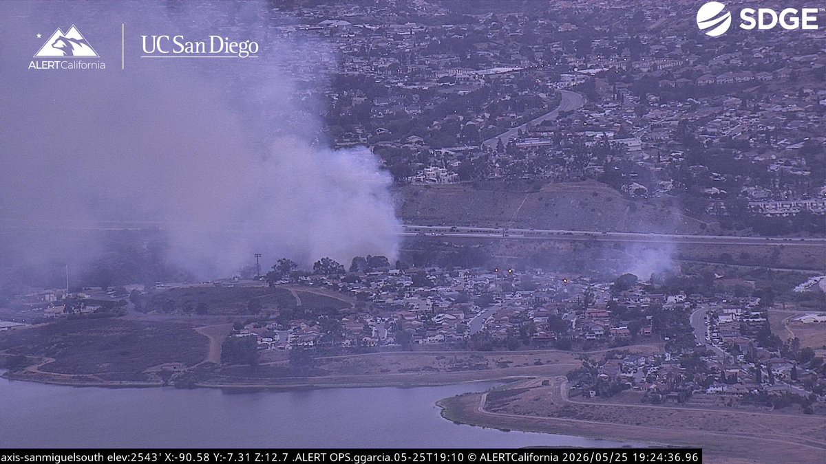 LeighFire Engines are engaged in Structure Defense in the Area, and Law Enforcement will be doing Localized Evacuations. 2 acres, Slow - Moderate Rate of Soread, burning in a Canyon on both sides, with Trees on Fire, Copter 3 is refueling and will be enroute.