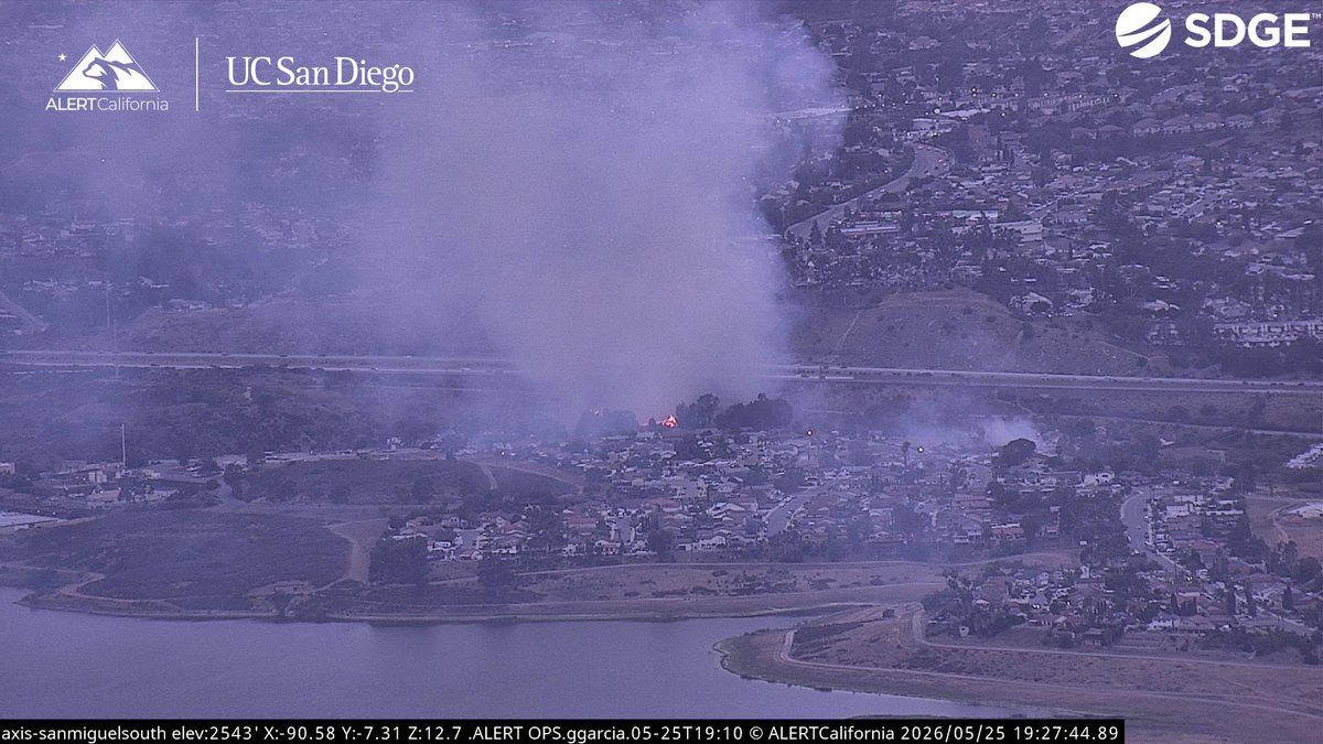 LeighFire The Fire is 4-5 acres, Slow Rate of Spread, the Structure Threat has been Mitigated.LeighFire Engines are engaged in Structure Defense in the Area, and Law Enforcement will be doing Localized Evacuations.
