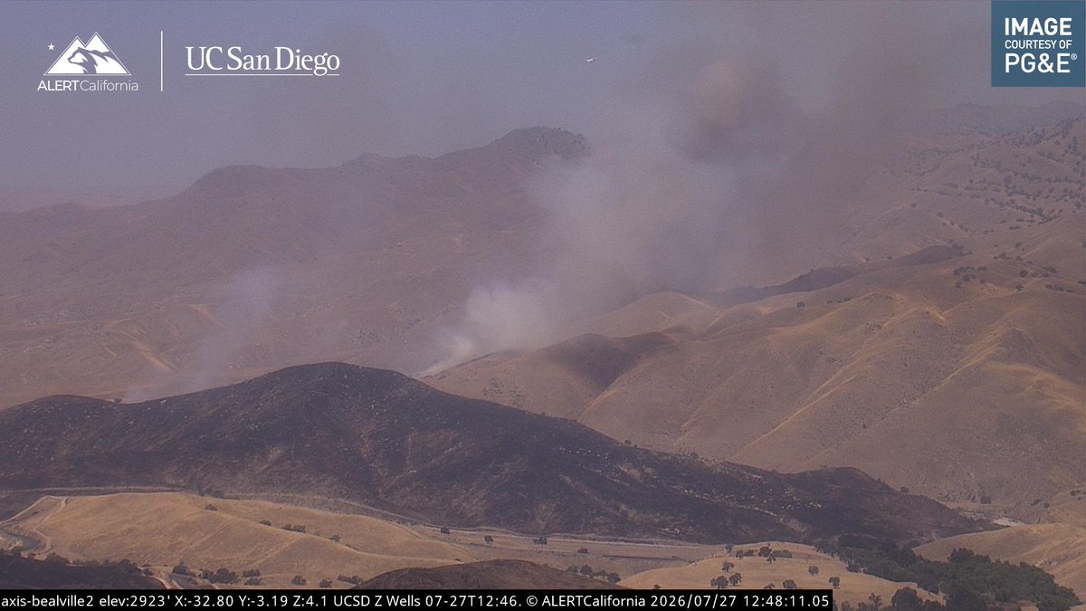 FishFire The Fire is 125 acres, Moderate Rate of Spread, burning up the slope, no structures threatened.New Brush Fire Caliente Bodfish Road/Bena Road, West of Caliente, Kern County