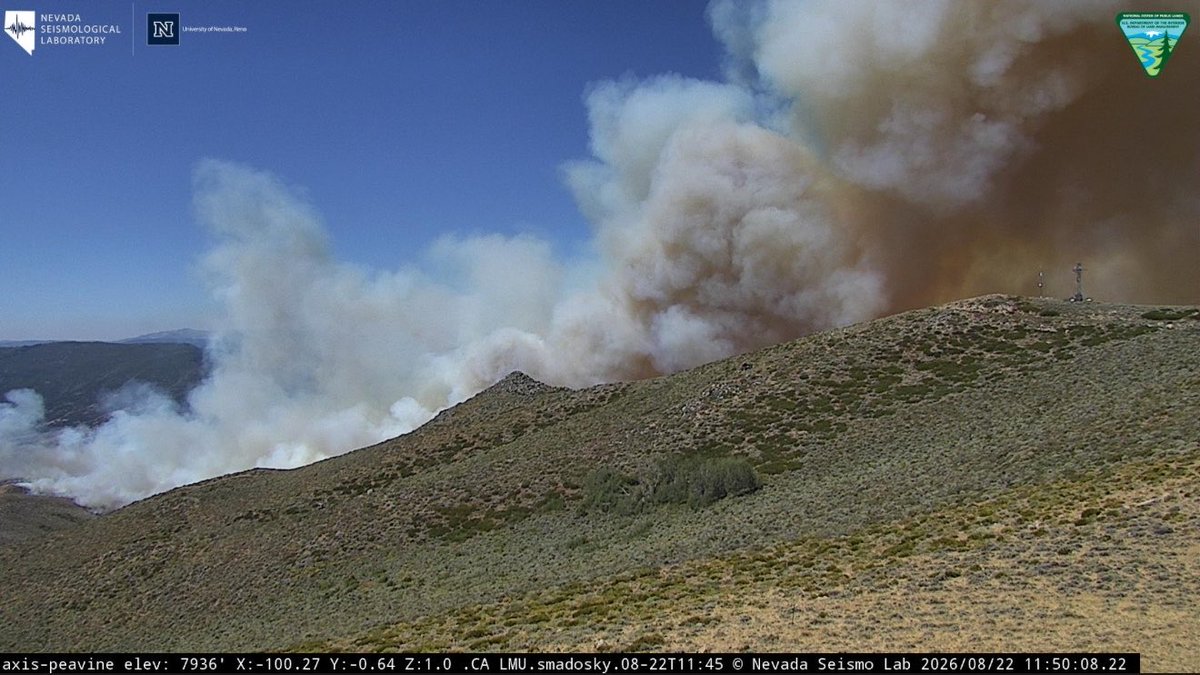 The HawkFire is 30-40 acres, with a Rapid Rate of Spread, with a High Potential. This Fire is burning within a Red Flag Warning in affect till 11:00 PM Tonight.