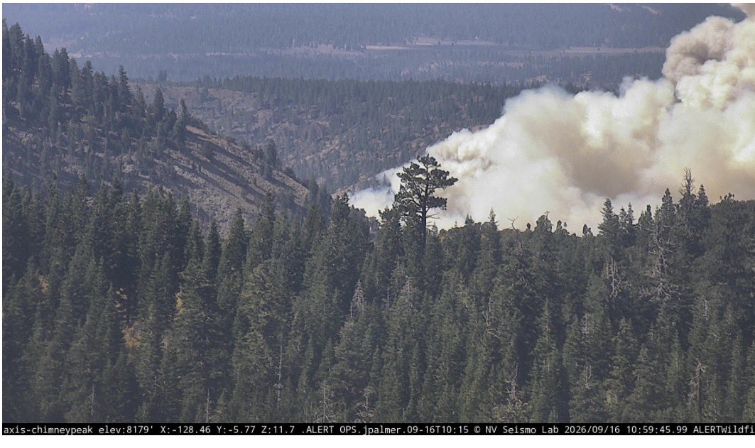 Crews are responding to the FloristonFire. I-80 Westbound at the state line is currently closed .TMFR is monitoring a fire along I-80 near Floriston with a rapid rate of spread in medium/heavy fuels